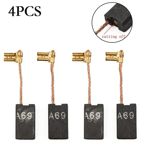 RANMEI For Bosch Carbon Brush Replacement Wear Resistance 4Pcs Set Gsh38 Gbh5-40D Gsh500 A69 Accessories Drill Rotary Hammer