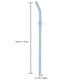 thumbnail image 5 of Press In Straw Pajita Silicona para Hydroflask 40 Oz (claro) Azul, 5 of 9