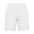 thumbnail image 6 of CAIVO Women Workout Casual Shorts With Pockets Summer Comfort Three Quarter Length Classic Outdoor Work Solid Color Bottoms, 6 of 6
