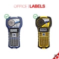 thumbnail image 4 of Office Labels Compatible Label Maker Tape, 3/4' x 21', Black on Red, 5 Count, 5 Pack, 4 of 5