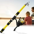 thumbnail image 2 of CUITING 2.1M Extendable Short Sections Wooden Adult Sea Fishing Rods, 2 of 10