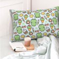 thumbnail image 4 of Rateoe Frog With Sweet Pattern Decorative Pillow Case,Throw Pillow Covers,Plush Pillow Cover,Soft Pillow Case,Velvet Pillow Case-16"x24", 4 of 6