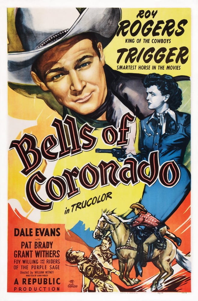 Bells Of Coronado Us Poster Art From Left Roy Rogers Dale Evans 1950 ...