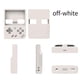 thumbnail image 2 of Skin Case for MIYOO Mini Plus Game Console Silicone Protective Cover, with Anti-Slip and Lanyard Purple and Creamy White, 2 of 5