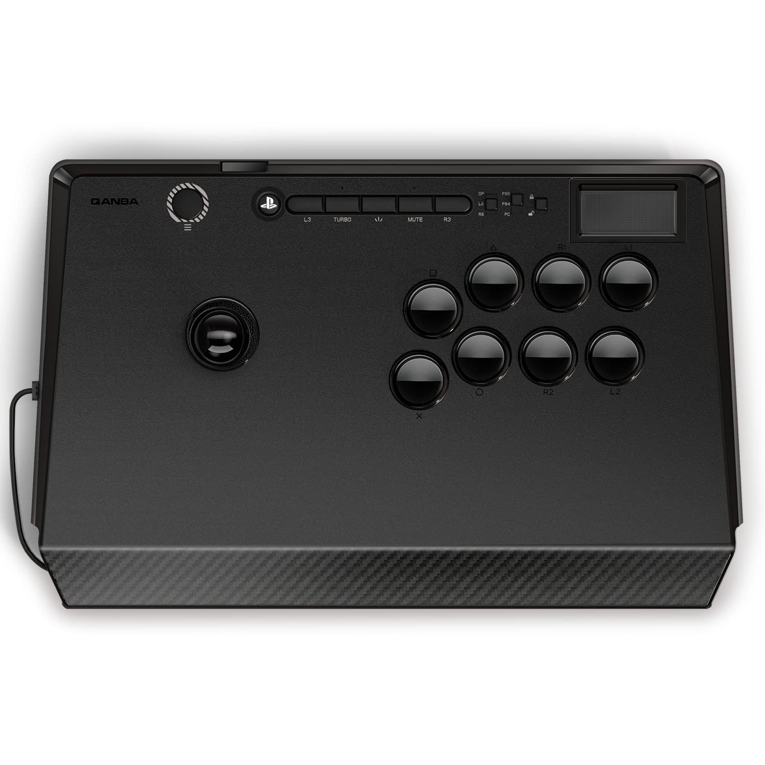 Joystick con cable Qanba B1 Titan para PS5/PS4 y PC, mando con licencia