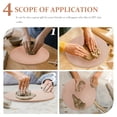 thumbnail image 4 of Pottery Craft Making Base Plate Wood Board Handmade Clay Auxiliary Supply, 4 of 8