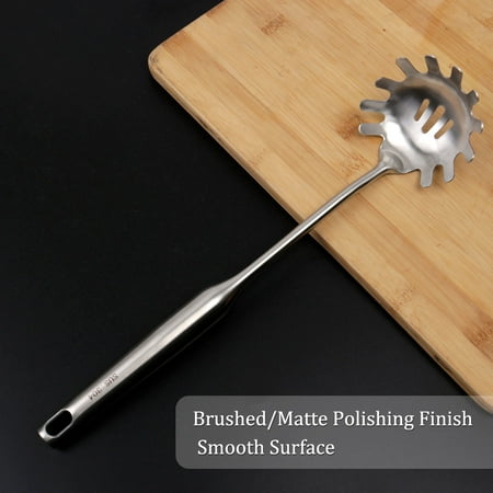 Stainless Steel Pasta Server Fork Heat Resistant Spaghetti Spoon Kitchen Cooking Tools