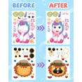 thumbnail image 4 of 24 Piezas Haga Sus Propias Hojas De Pegatinas Para Niños Mezcle Y Combine Pegatinas De Caras De Animales Para Niños De 3 A 5 Años, 4 A 8 Niños Pequeños, Manualidades, Actividades, Regalos, Bolsas De R, 4 of 5