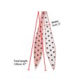 thumbnail image 3 of INSPIRE CHIC Women's Chic Polka Dots Neckerchief Skinny Scarves Hair Band Ribbon Pink Big Dot, 3 of 6