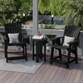 thumbnail image 2 of Wildridge Heritage High Adirondack Chair, Black - All-Weather Recycled Plastic Furniture for Patio, Deck, Lawn, 2 of 4