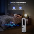 Faryuan 31.5-Inch Bladeless Tower Fan with Heater & HEPA Filter, Floor ...