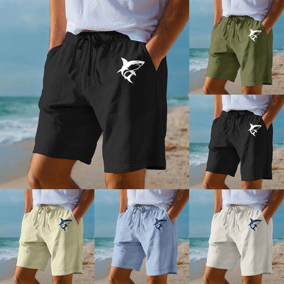 XINPING 6x Swim Trunks for Men Big and Tall Retro Athletic Funny/novelty Print Quick Dry 4th Of July Swim Trunks with Pockets Stretch Fabric Beach Shorts Bathing Suits