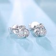 thumbnail image 5 of Fiudx Pendientes de Circonita, Elegantes Joyas con Diseño Geométrico, Deslumbrantes Detalles con Incrustaciones, Ideales para El Día a Día, Regalo de Cumpleaños o Boda, Ideales para Novias o para Ti, 5 of 5