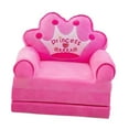 thumbnail image 2 of Sillón plegable para niños, muebles cómodos para niños con dibujos animados, silla plegable, silla para niños pequeños, plegable para sala de estar y Rosa, 2 of 8
