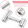 thumbnail image 5 of Rolling Pin Double-End Stainless Steel Dough Roller Cookie Pizza Baking Tool, 5 of 6