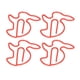 thumbnail image 2 of Clip de papel Bling Bling 100 piezas en forma de conejo dorado rojo, 2 of 12