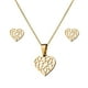 thumbnail image 1 of Collar Colgante Corazón Pendientes Nota Musical Joyas de Personalidad, 1 of 4