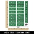 thumbnail image 2 of Emailed Office Filing Sticker Set - Dark Green - Gloss Finish - 2.00" Large, 2 of 7