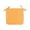 Orange, variant on Outdoor Chair Cushions Set of 1: Waterproof & Fade Resistant Seat Cushion for Patio Furniture - 16 x 16 Inch Chair Pads with Ties and Hidden Zipper - Patio Chair Cushion