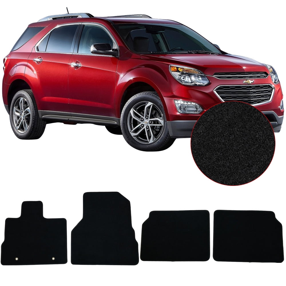 Compatible with 1017 Chevy Equinox OE Factory Style Black Nylon Carpet