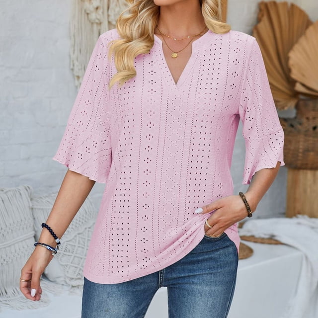 Aqestyerly Haut pour Femmes Grande Taille en Liquidation, Hauts à Imprimé Mode pour Femmes à Manches Courtes, Blouse Ample, T-Shirt Amusant à Col Rond