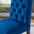 thumbnail image 4 of Side Dining Chair, Set of 2, Blue Navy, Velvet, Modern Contemporary, Kitchen Room Cafe Bistro Restaurant Hospitality, 4 of 9