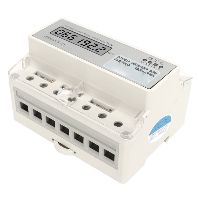 Medidor de potencia LCD, medidor de energía digital trifásico 4 eléctrico altamente recomendado