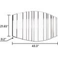 thumbnail image 2 of SHYFOY Large Mirror for Wall Decor Framless Irregular Wall Mirror Decorative for Living Room Entryway Mirror43"x21.5", 2 of 8