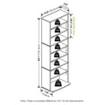 thumbnail image 2 of Pemberly Row Space Saving Multimedia Storage Tower in French Oak, 2 of 6