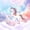 Blue Pink, variant on Aikeke Cartoon Unicorn Twin Sheets 3pcs, Kawaii Stars Rainbow Bedding,1 Fitted Sheet, 1 Flat Sheet and 1 Pillowcase