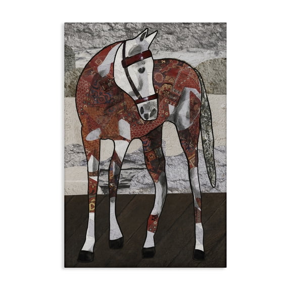 Stupell Industries Bohemian Southwestern Patterned Foal Canvas Art, 16 x 24, by Coco Good