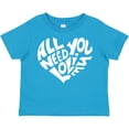 thumbnail image 3 of Inktastic All You Need is Love White Heart Shape Boys or Girls Toddler T-Shirt, 3 of 5