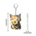 thumbnail image 3 of Cute Animal Bags Pendants Keys Decorations Mini Metal Charms Kawaii Accessories Gift Backpack Decor, 3 of 6