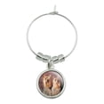 thumbnail image 1 of Yorkie Yorkshire Terrier Buddies Wine Glass Charm Drink Marker, 1 of 5