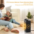 thumbnail image 2 of 1500W Fast Heating Ceramic Space Heater, Portable Electric Heater with 70° Oscillation, 3 Modes for Home, Office, Bedroom, 2 of 5