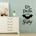 thumbnail image 1 of TIELUTT Wall Stickers Halloween Wall Sticker Home DIY Decals for Door and Window Colorful Wall Decal Sticker Kids Room Wall Decals for Kids Removable Stickers Wall Decal Kitchen, 1 of 7