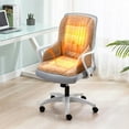 thumbnail image 1 of Winter Heating Integrated Seat Cushion Office Chair Quick Heating Cushion Waist Protection Lumbar Cushion Cozy Seat Cushion Pressure Relief Cushion for Office Chair Computer Desk Home Study Indoor, 1 of 6