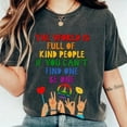 2A Shirts for Women Women's Casual Short Sleeved Round Neck Retro Hippie The World Is Full of