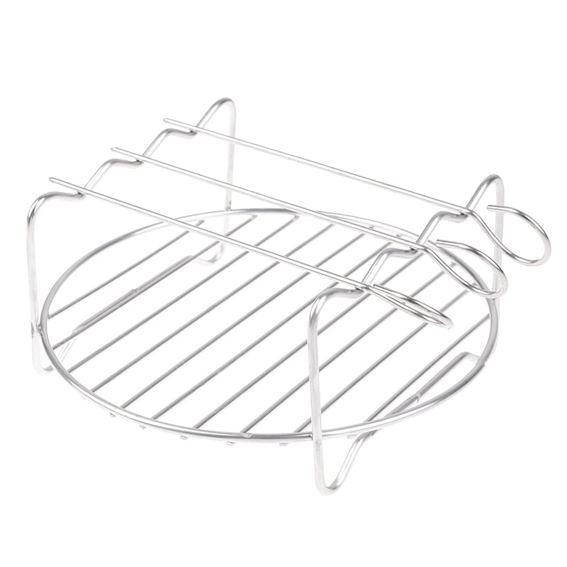 BBQ Rack Replacement Double Layer Skewers Baking Tray Air Fryer Tool Accessories 