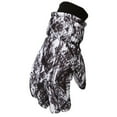 thumbnail image 5 of Likimi Toddler Kids Boys Girls Gloves Print Thick Waterproof Thermal Gloves Fall Winter Ski Gloves Size 4-7 Years White, 5 of 7