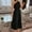 Black, variant on Oplxuo Womens One Shoulder Summer Maxi Dress Smocked Flowy Boho Beach Long Sundress Sleeveless Wedding Guest Dresses