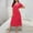 Pink, variant on Royisotas Nightgowns for Women Casual CrewNeck Sleepshirt Multicolor ShortSleeve Womens Night Gowns