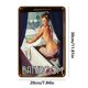 thumbnail image 5 of Placa Metal Vintage Sexy Pintura Hierro Rectangular Arte La Pared 20x30cm, 5 of 9