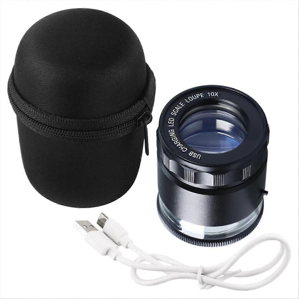 10X Illuminated Jewelers Magnifier Measuring Scale | Walmart en línea