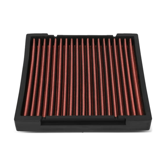 DNA Motoring AFCAB-006-RD For 2009-2019 Honda Civic Fit CRV CRZ HRV Insight Odyssey Drop-In Cabin Panel Air Filter Red