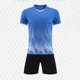 thumbnail image 2 of Odeerbi Niños Niñas Rápido Seco Gradiente Fútbol Uniforme Conjunto Cuello En V Camiseta Shorts Entrenamiento Respirable Conjunto Atlético Para 5-13 Años, 2 of 4