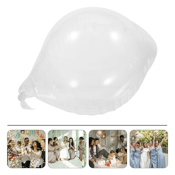 Tineasur Clear TPU Plastic Balloons for Birthday Party Decorations, 20 Pieces, and Party Supplies