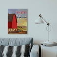 thumbnail image 2 of Stupell Home Décor Faith Family American Farm Rustic Word Design Canvas Wall Art by the Saturday Evening Post, 2 of 6