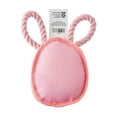 thumbnail image 4 of Vibrant Life Pink Easter Bunny Nylon with Rope & Squeaker Dog Toy, Chew Level 2, 4 of 6