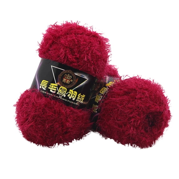 Chunky Fur Yarn Super Soft Faux Fur Yarn Fluffy Yarn Fuzzy Yarn Eyelash Yarn for Crochet Knit, Teddy Fur Yarn Chunky Fluffy Coral Yarn